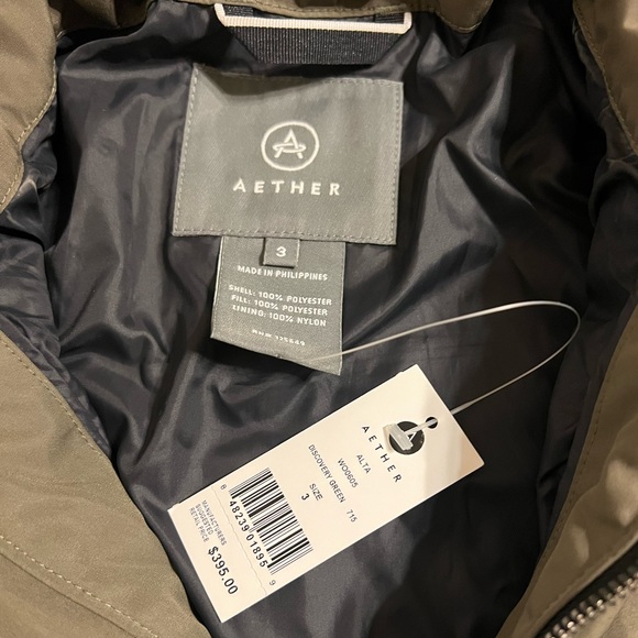 NWT Aether Alta Quilted Jacket Discovery Green Size Medium/3 - Picture 2 of 8